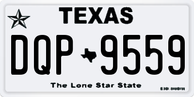 TX license plate DQP9559