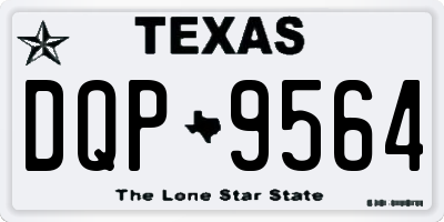 TX license plate DQP9564