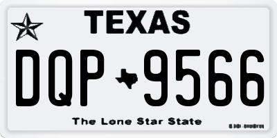 TX license plate DQP9566