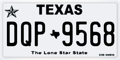 TX license plate DQP9568