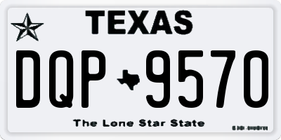 TX license plate DQP9570