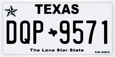 TX license plate DQP9571