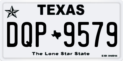 TX license plate DQP9579