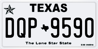 TX license plate DQP9590