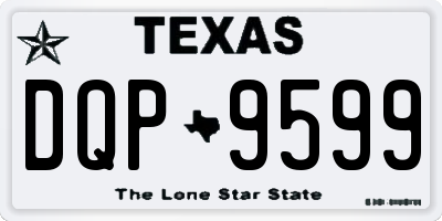 TX license plate DQP9599