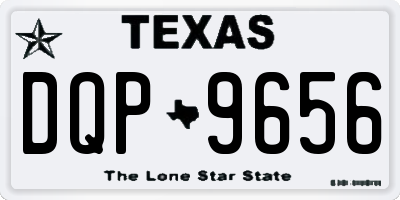 TX license plate DQP9656
