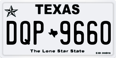 TX license plate DQP9660