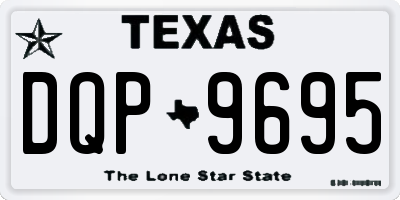 TX license plate DQP9695