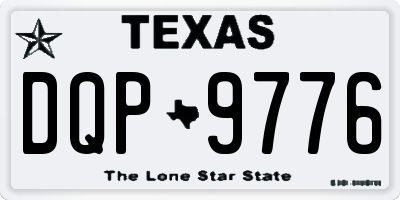 TX license plate DQP9776
