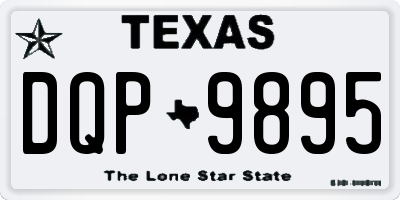 TX license plate DQP9895