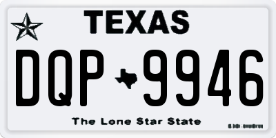 TX license plate DQP9946