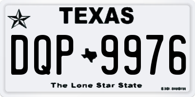 TX license plate DQP9976