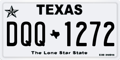 TX license plate DQQ1272