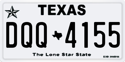 TX license plate DQQ4155