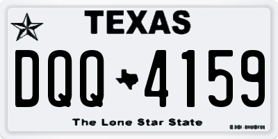 TX license plate DQQ4159