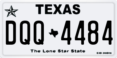 TX license plate DQQ4484