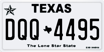 TX license plate DQQ4495