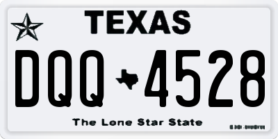 TX license plate DQQ4528