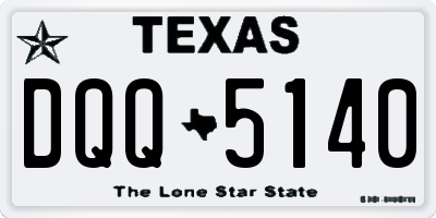 TX license plate DQQ5140