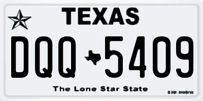TX license plate DQQ5409