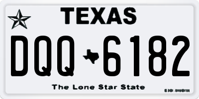 TX license plate DQQ6182
