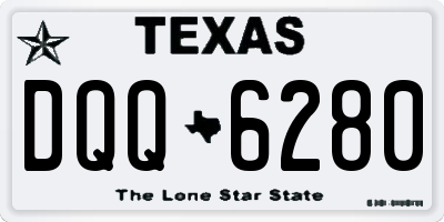 TX license plate DQQ6280