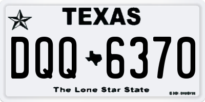 TX license plate DQQ6370