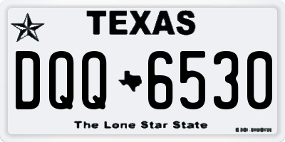 TX license plate DQQ6530