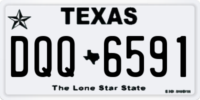 TX license plate DQQ6591
