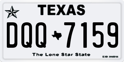 TX license plate DQQ7159