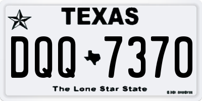TX license plate DQQ7370