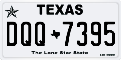 TX license plate DQQ7395