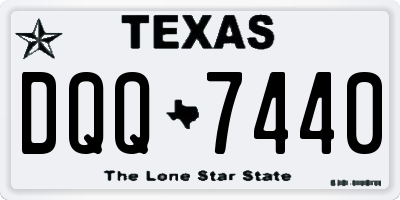 TX license plate DQQ7440
