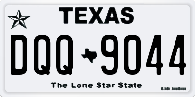 TX license plate DQQ9044