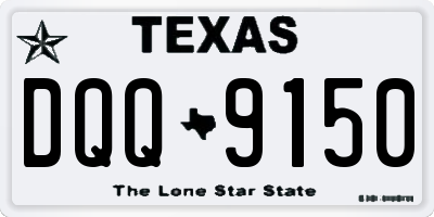 TX license plate DQQ9150