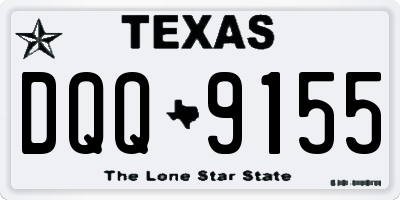 TX license plate DQQ9155