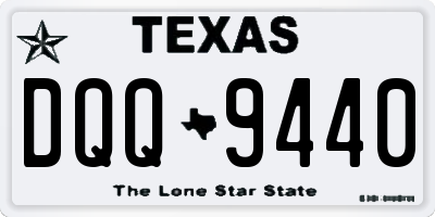 TX license plate DQQ9440