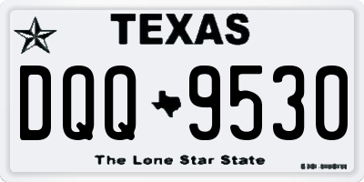 TX license plate DQQ9530