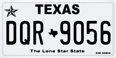 TX license plate DQR9056