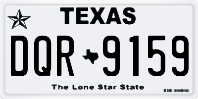 TX license plate DQR9159
