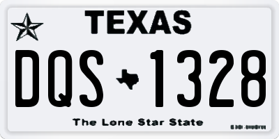 TX license plate DQS1328