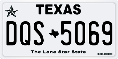 TX license plate DQS5069