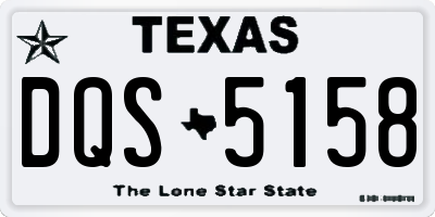 TX license plate DQS5158