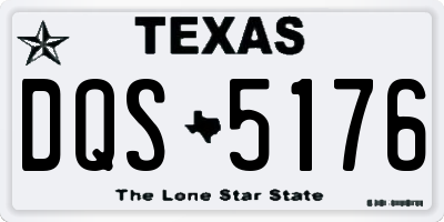 TX license plate DQS5176
