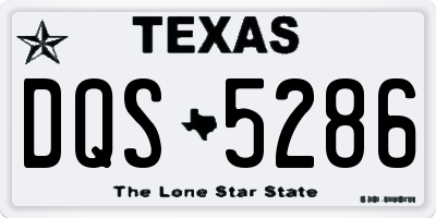 TX license plate DQS5286