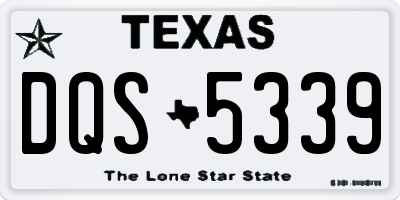 TX license plate DQS5339