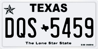 TX license plate DQS5459