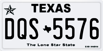 TX license plate DQS5576