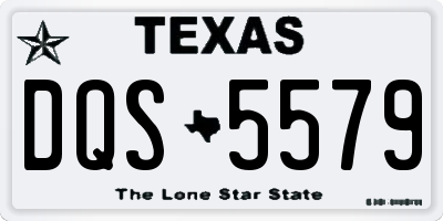 TX license plate DQS5579