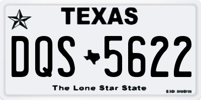 TX license plate DQS5622